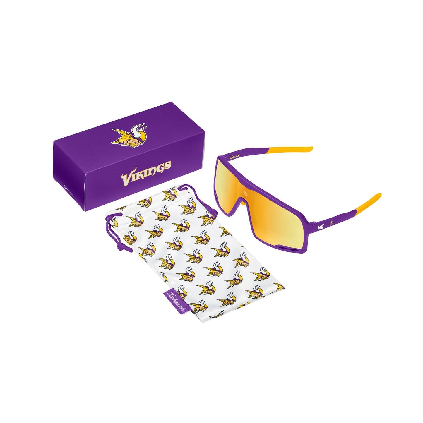 Minnesota Vikings Campeones Officially Licensed Knockaround Sunglasses