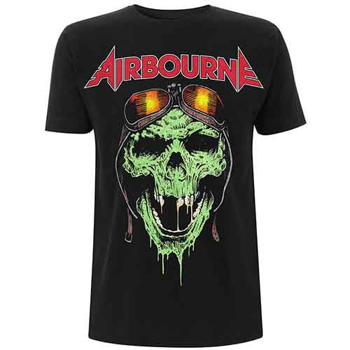 Airbourne Hell Pilot Glow Mens T Shirt