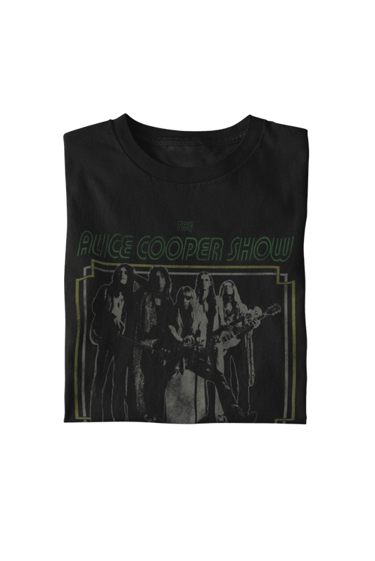 Alice Cooper - 1971 US Tour T Shirt Black