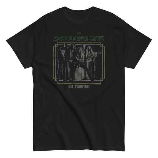 Alice Cooper - 1971 US Tour T Shirt Black
