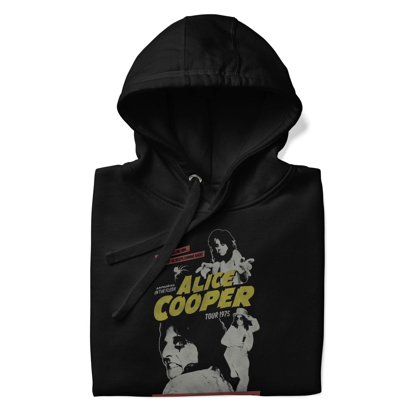 Alice Cooper - 1975 Tour Vintage Hoodie