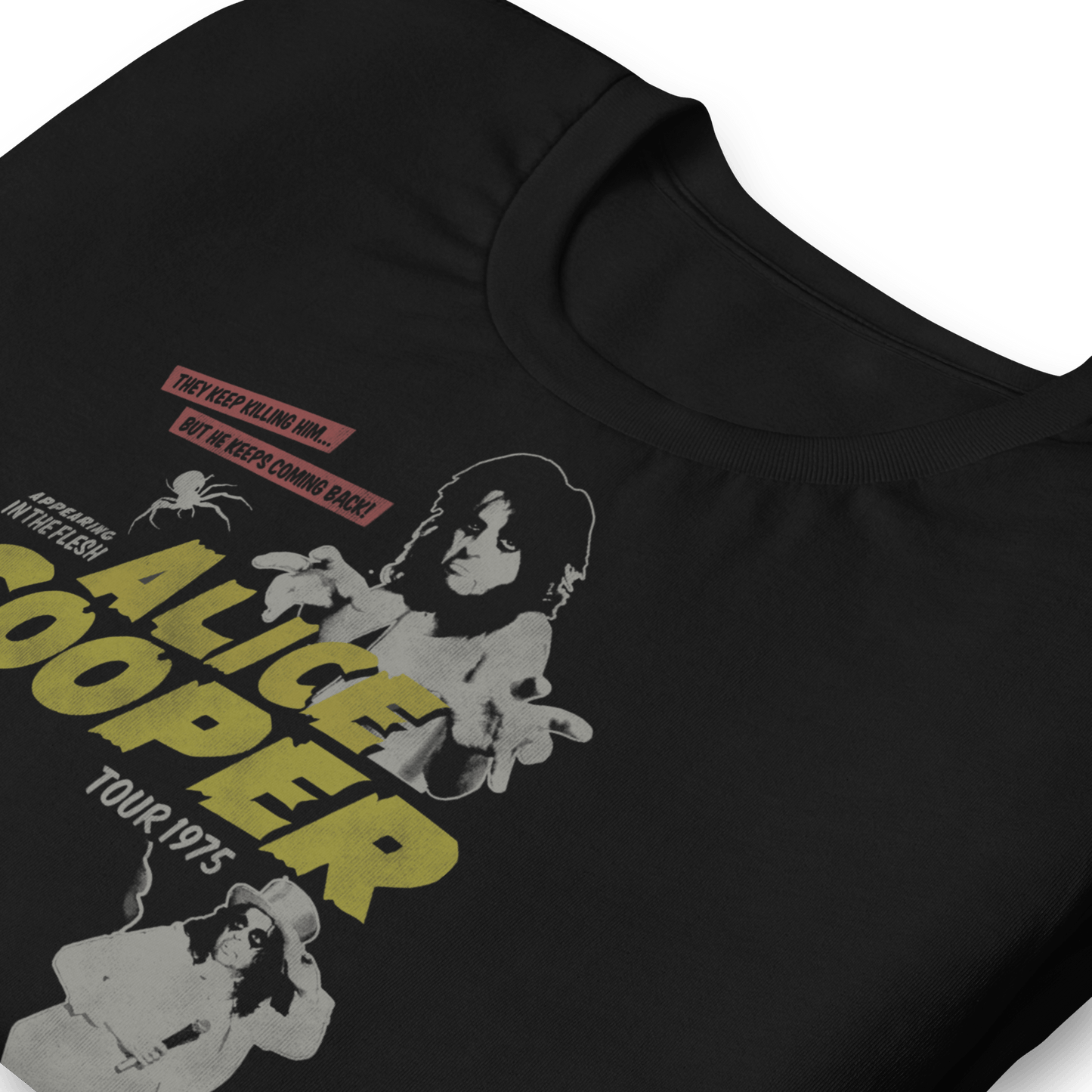 Alice Cooper 1975 Tour Vintage T Shirt