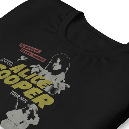 Alice Cooper 1975 Tour Vintage T Shirt