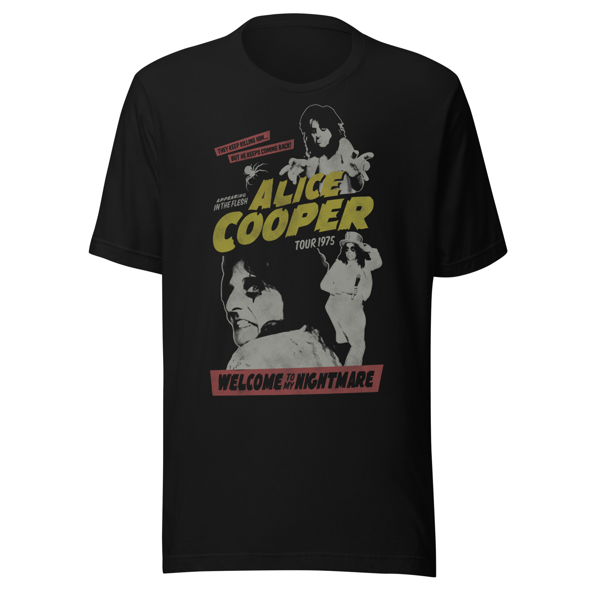 Alice Cooper 1975 Tour Vintage T Shirt