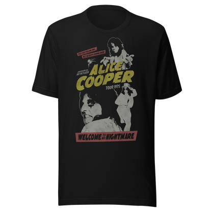 Alice Cooper 1975 Tour Vintage T Shirt