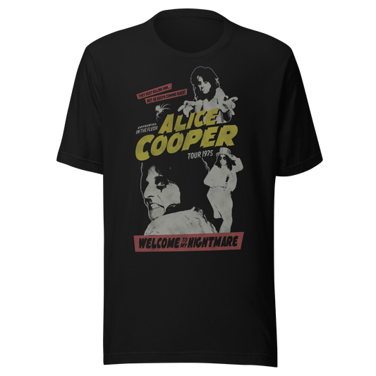 Alice Cooper 1975 Tour Vintage T Shirt