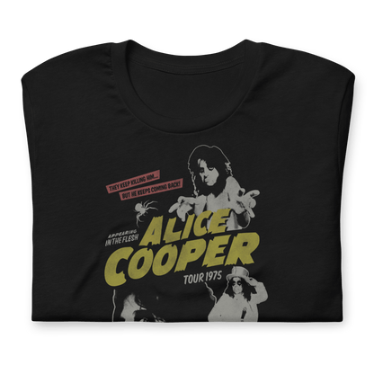 Alice Cooper 1975 Tour Vintage T Shirt