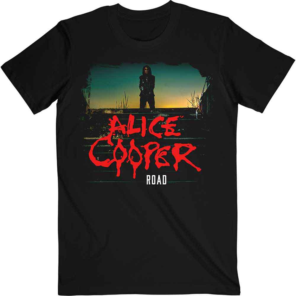 Alice Cooper Back Road Mens T Shirt Black