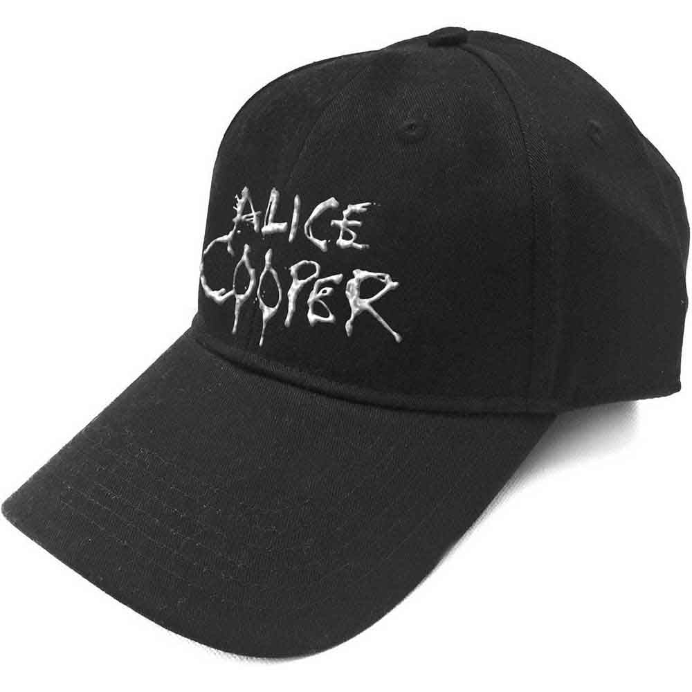 Alice Cooper Dripping Logo Hat Black