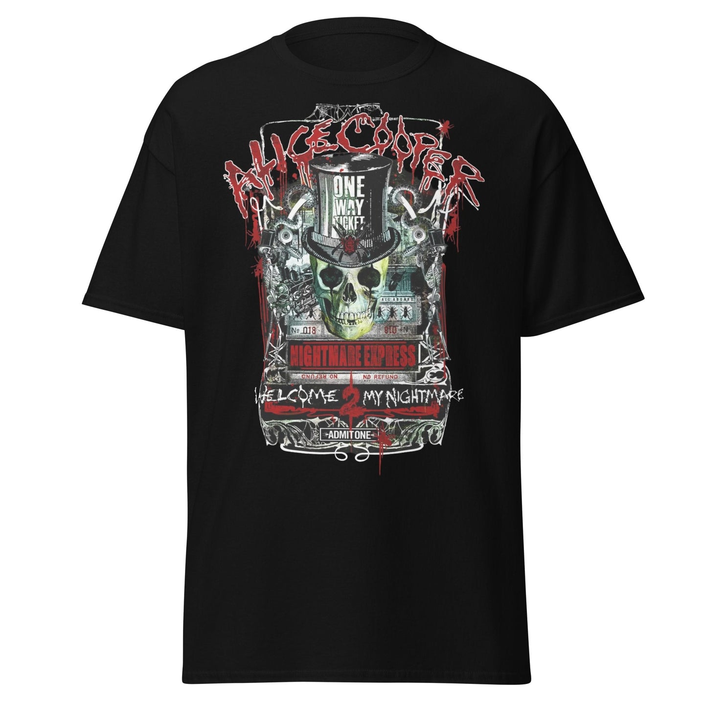 Alice Cooper Nightmare Express Jumbo Print T Shirt
