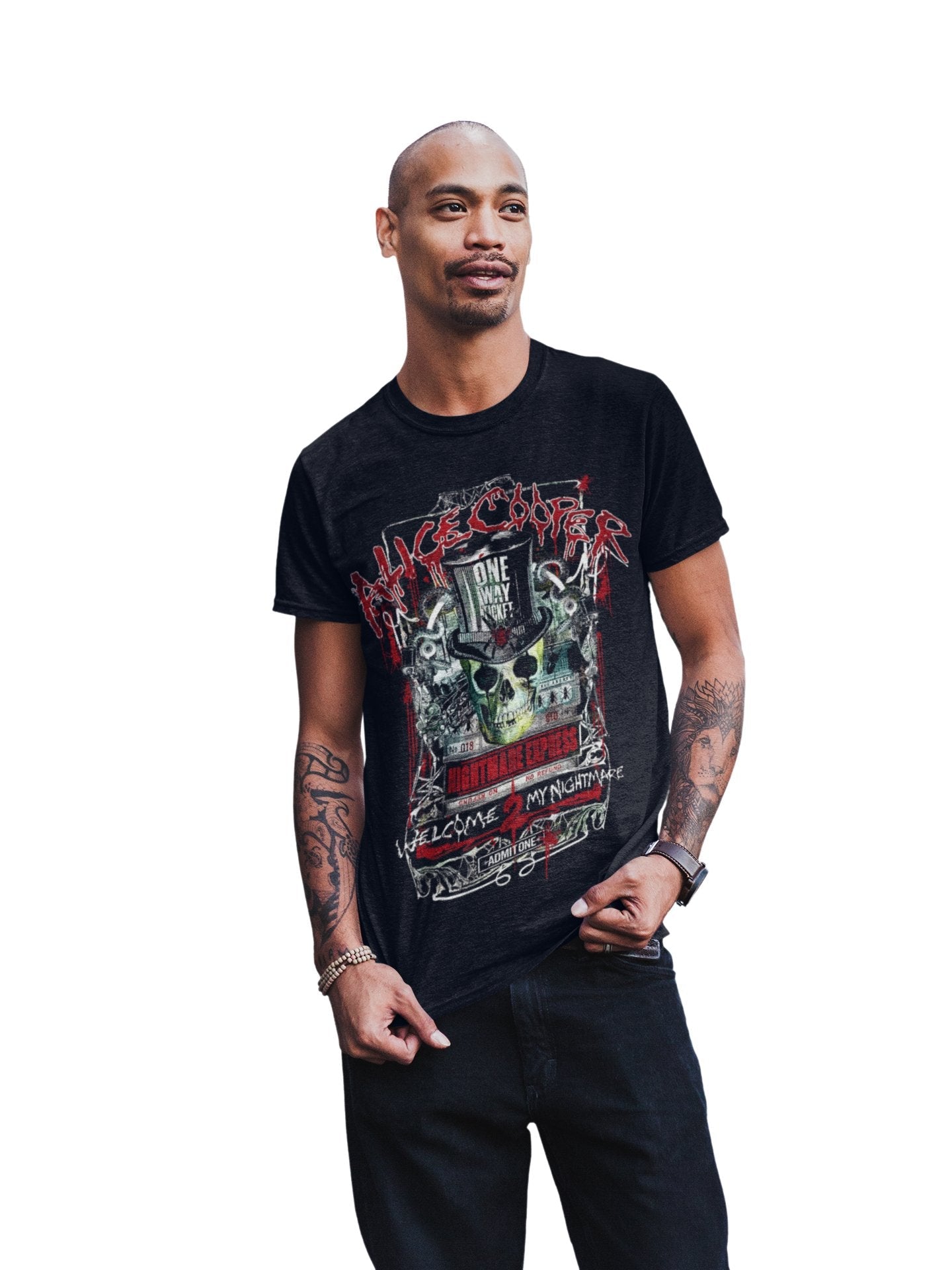 Alice Cooper Nightmare Express Jumbo Print T Shirt