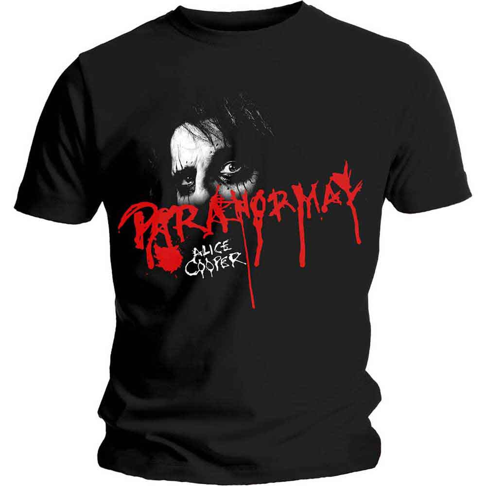 Alice Cooper Paranormal Eyes Mens T Shirt