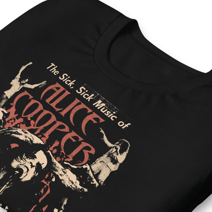 Alice Cooper - Sick Sick Jumbo Print T Shirt