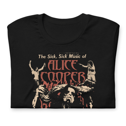 Alice Cooper - Sick Sick Jumbo Print T Shirt