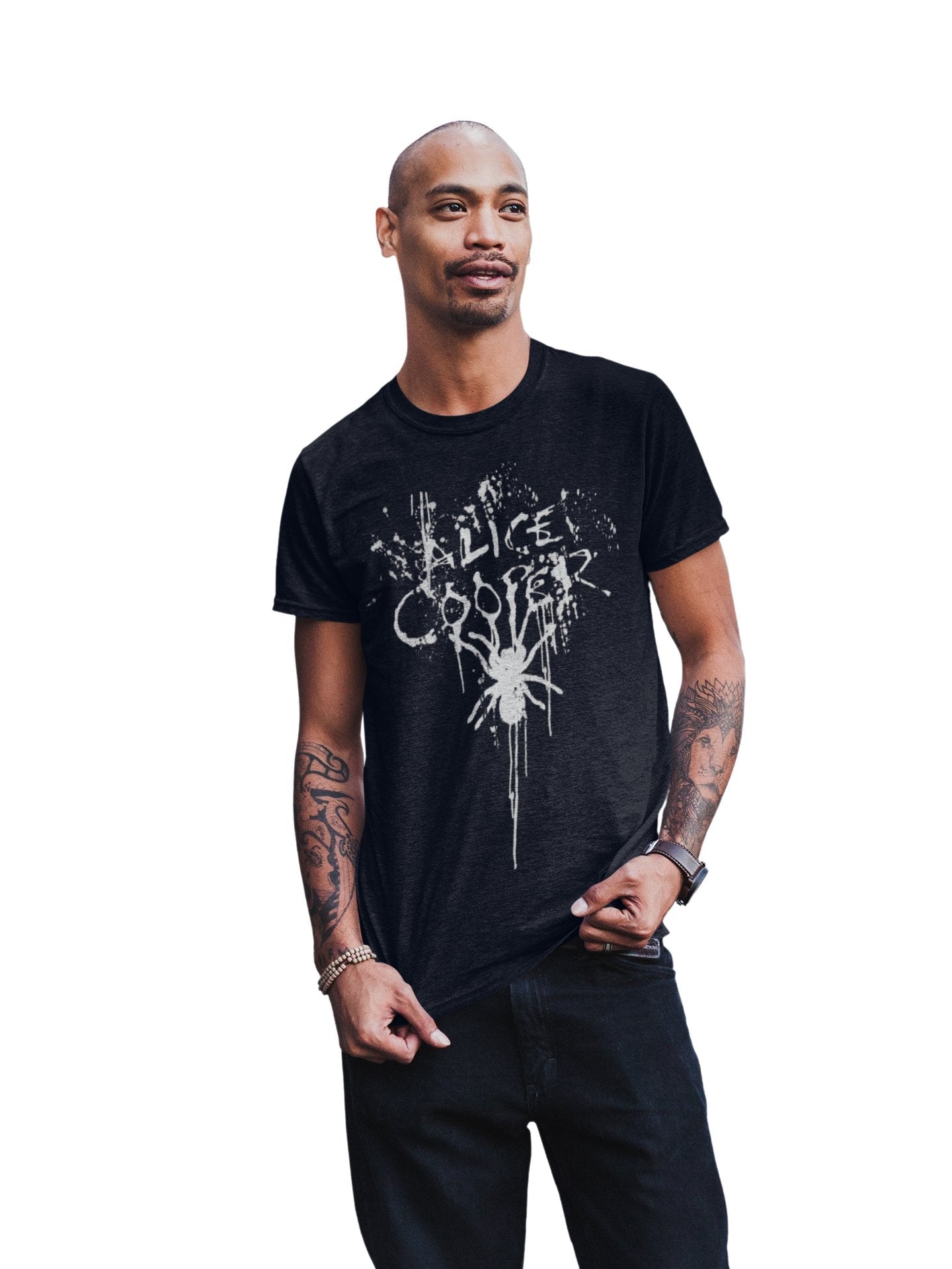 Alice Cooper Spider Drip Jumbo Print T Shirt
