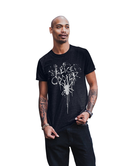 Alice Cooper Spider Drip Jumbo Print T Shirt