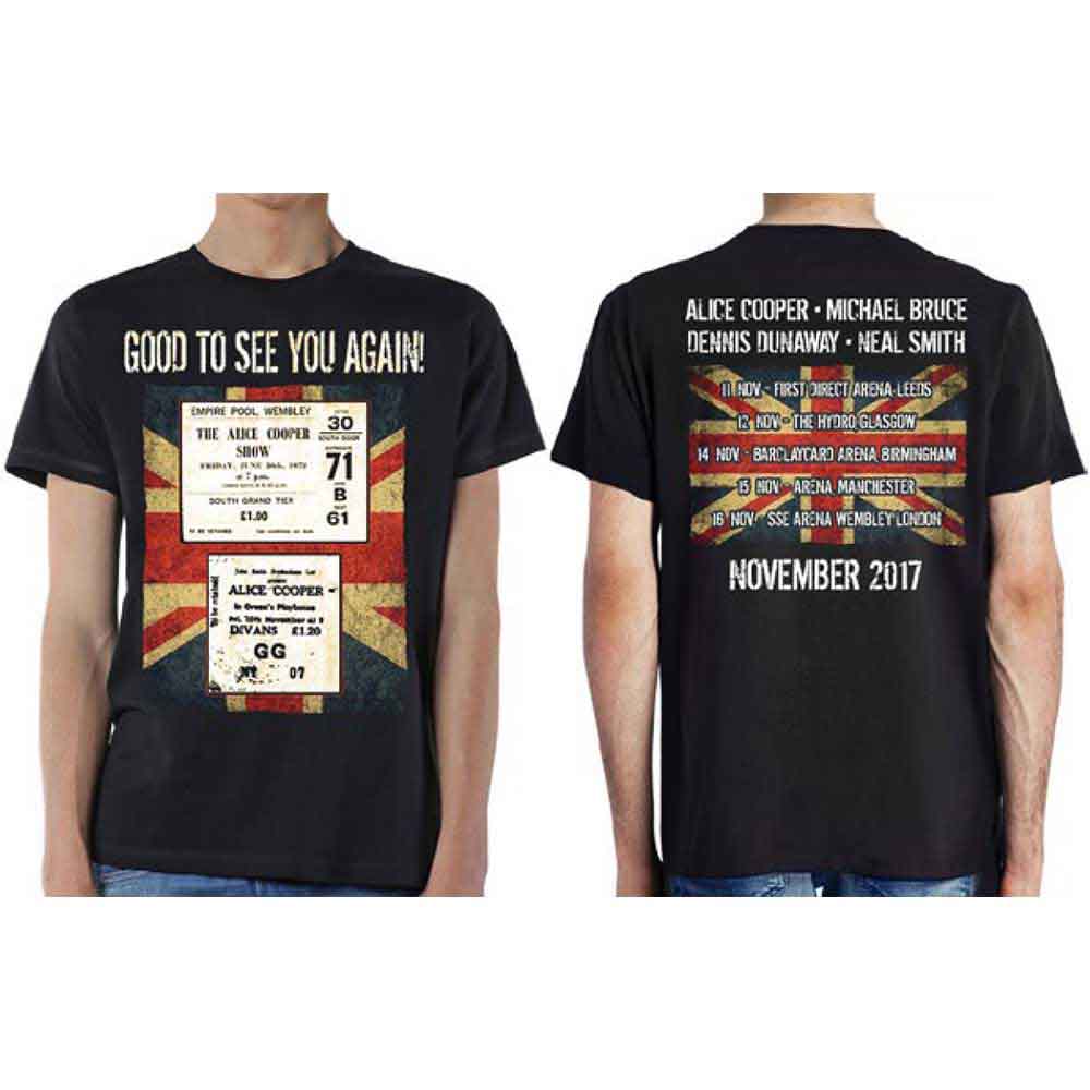 Alice Cooper UK Only Event (Nov 2017) Mens T Shirt