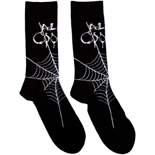 Alice Cooper Web Socks Black