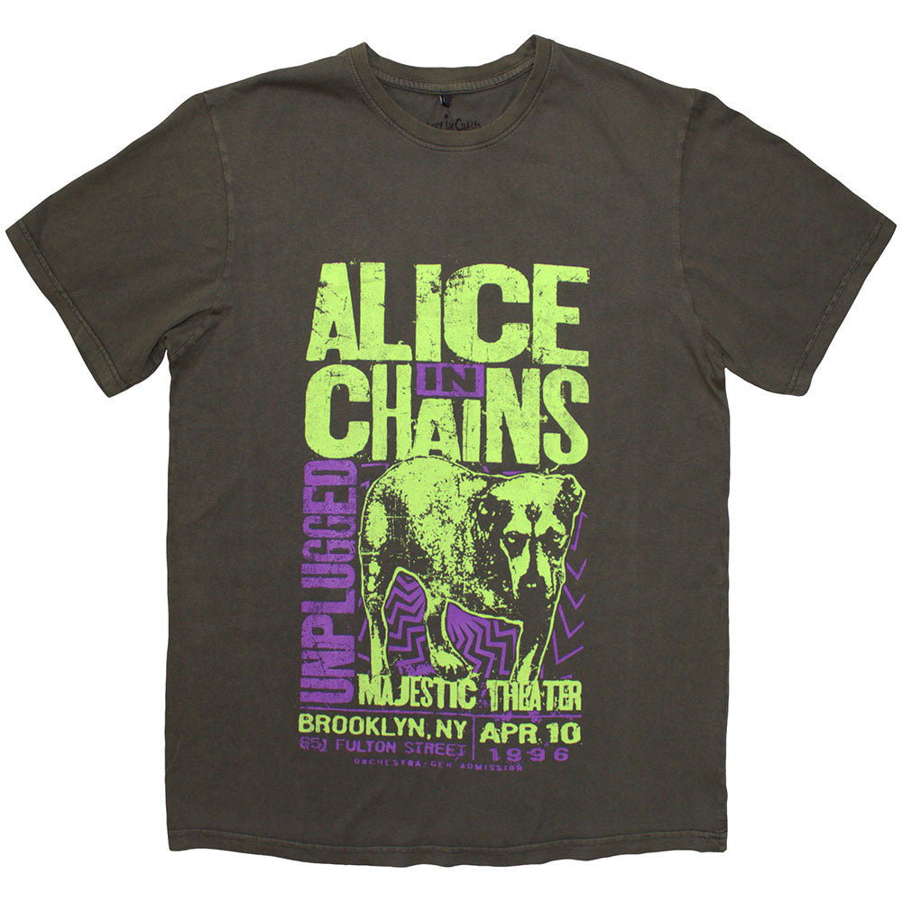 Alice In Chains Unplugged Dog Mens T Shirt