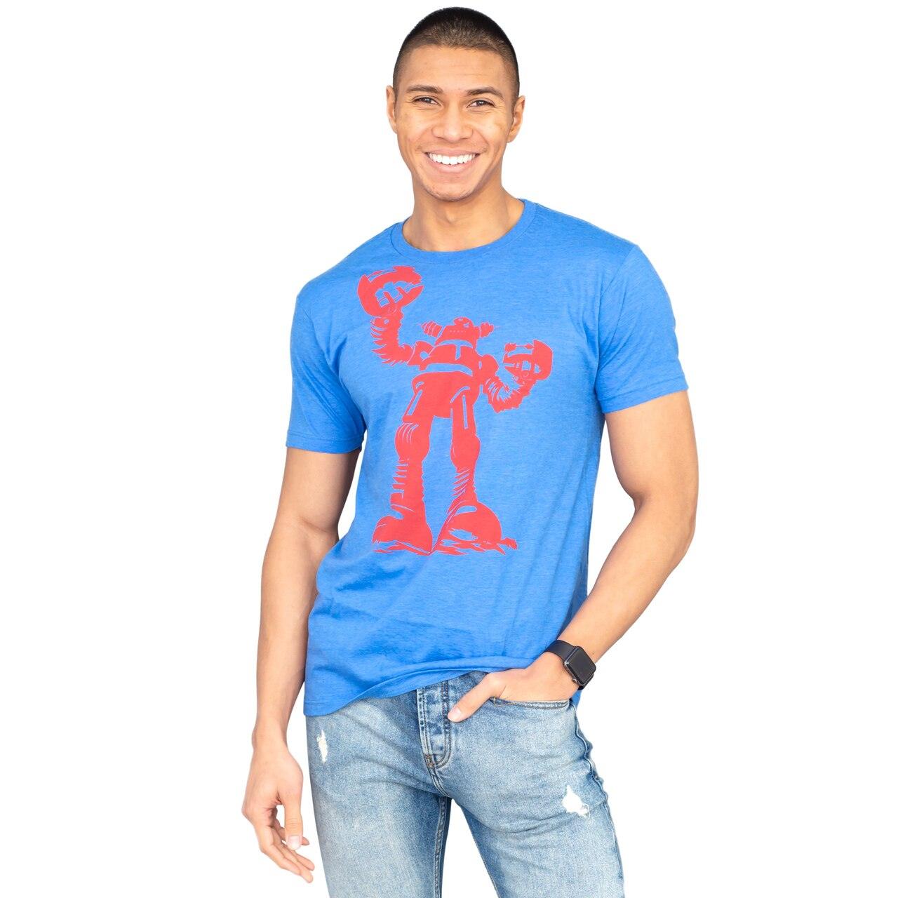 Ames Bros Destroyer Vintage Blue Adult T Shirt
