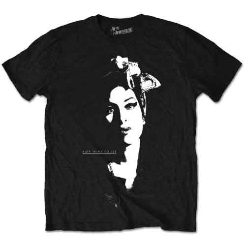Amy Winehouse Scarf Portrait Mens T Shirt