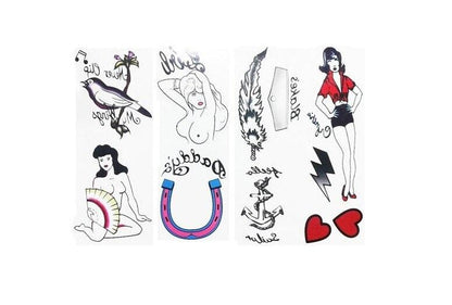 Amy Winehouse Tattoo and Wig Set