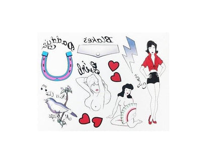 Amy Winehouse Tattoo and Wig Set