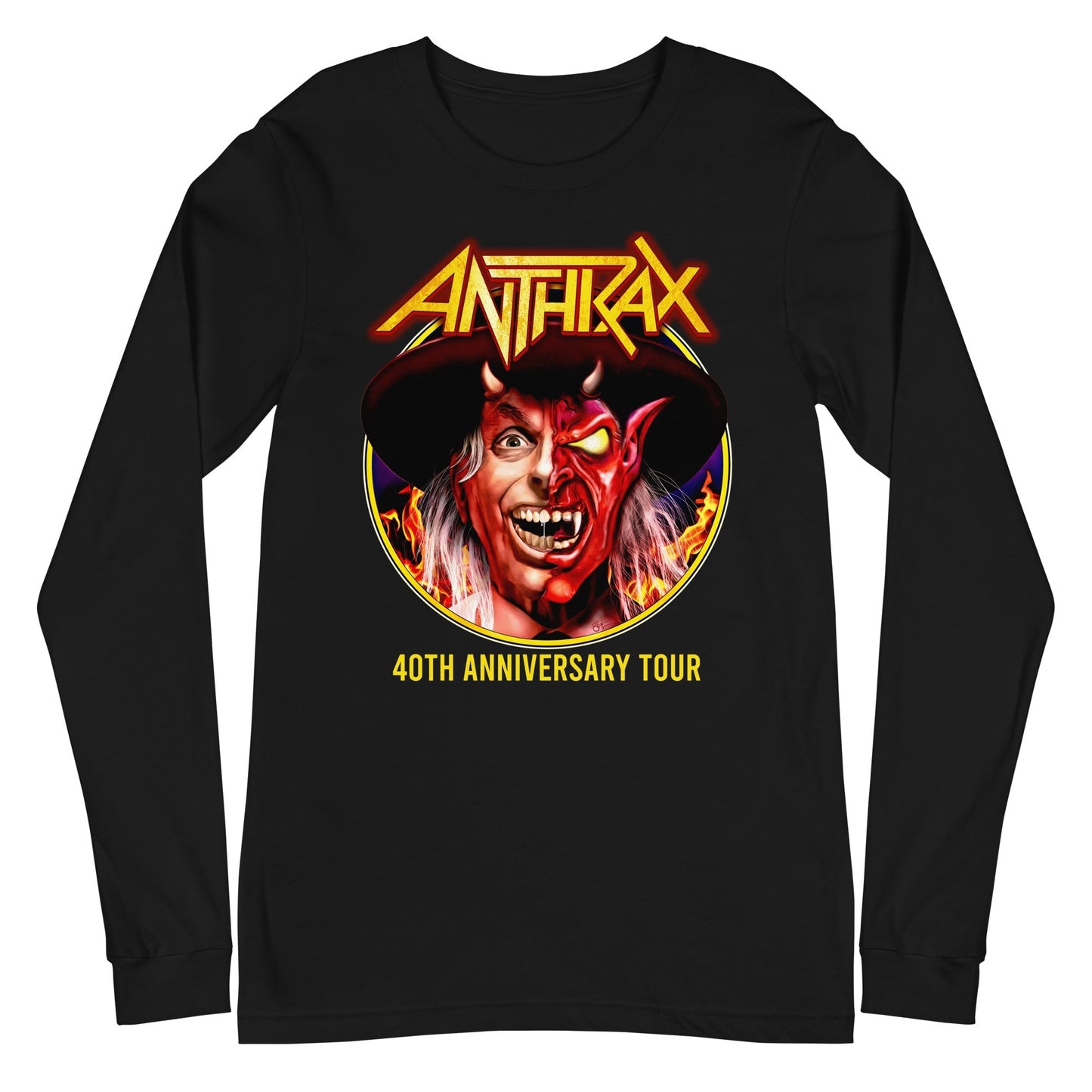 Anthrax - Half Devil Long Sleeve Shirt