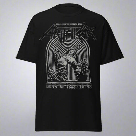 Anthrax - 1986 Tour Jumbo Print T Shirt