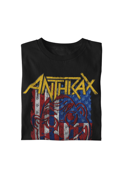 Anthrax - American Flag T Shirt