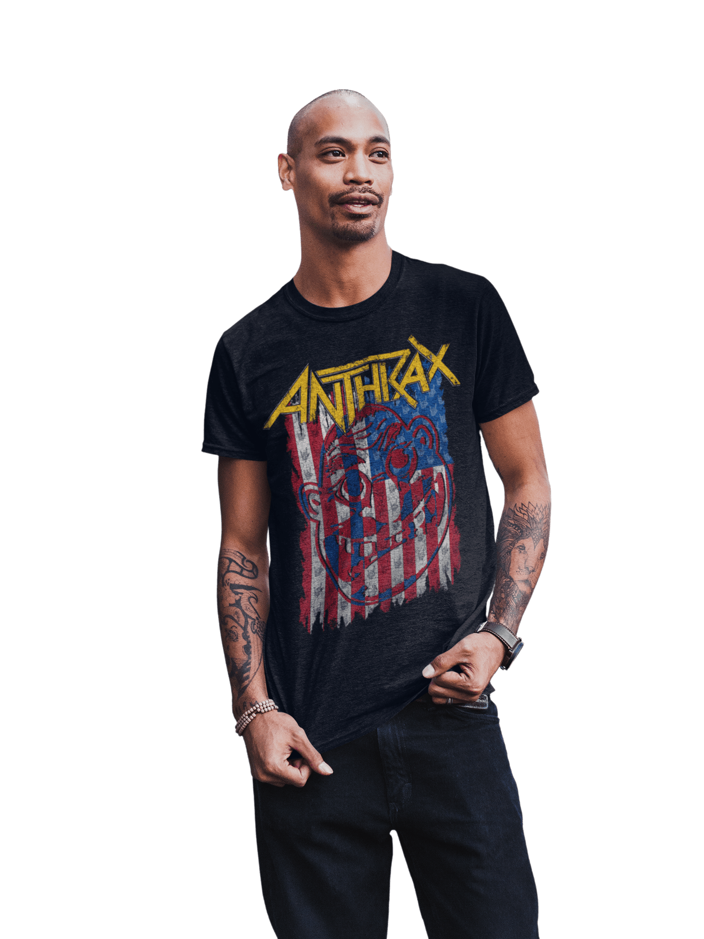 Anthrax - American Flag T Shirt
