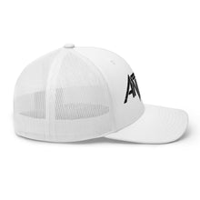 Load image into Gallery viewer, Anthrax - Black on White Trucker HD Embroidered Hat
