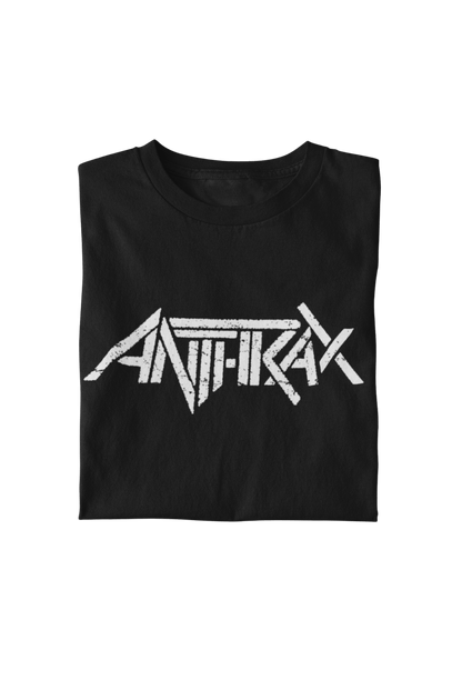 Anthrax - Classic White Logo T Shirt