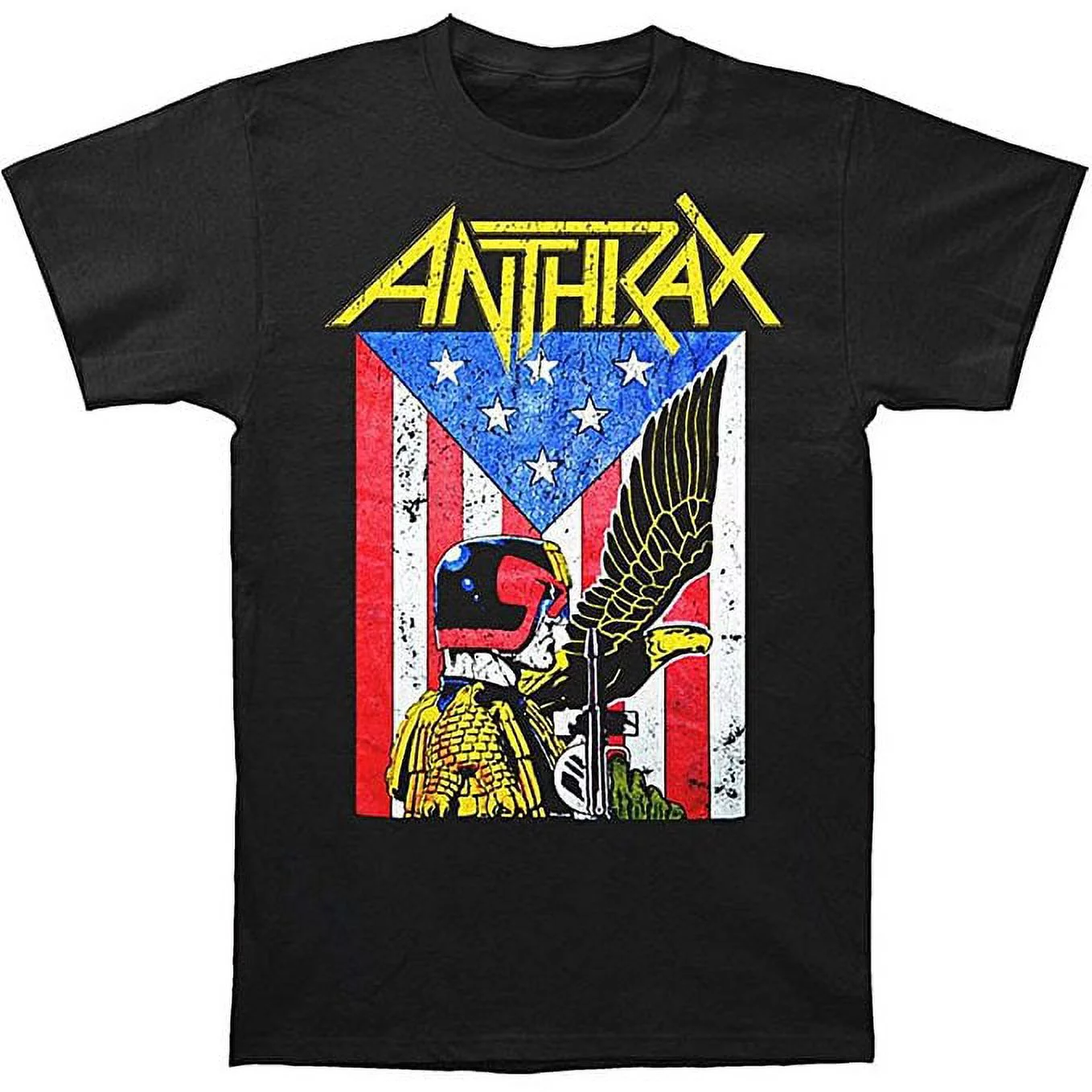 Anthrax I am the Law Judge Dredd Mens T Shirt Black