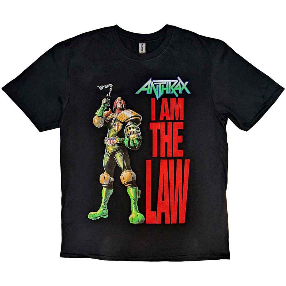 Anthrax I am the Law Mens T Shirt