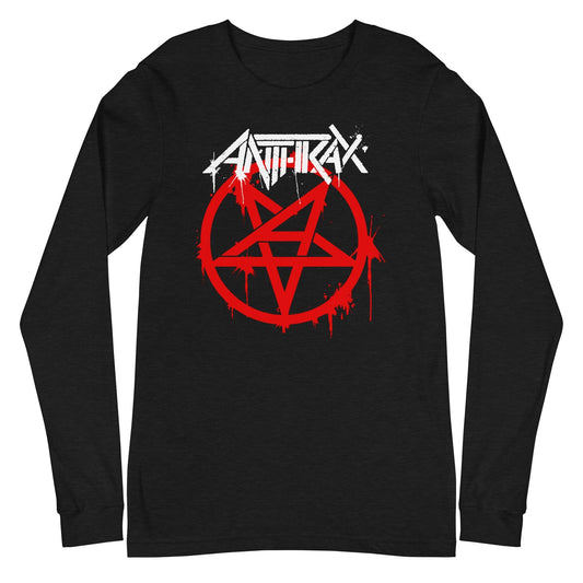 Anthrax - Pentagram Logo Long Sleeve Shirt