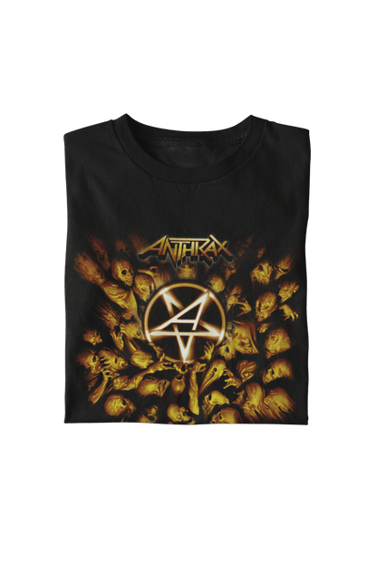 Anthrax - Pentagram Logo T Shirt