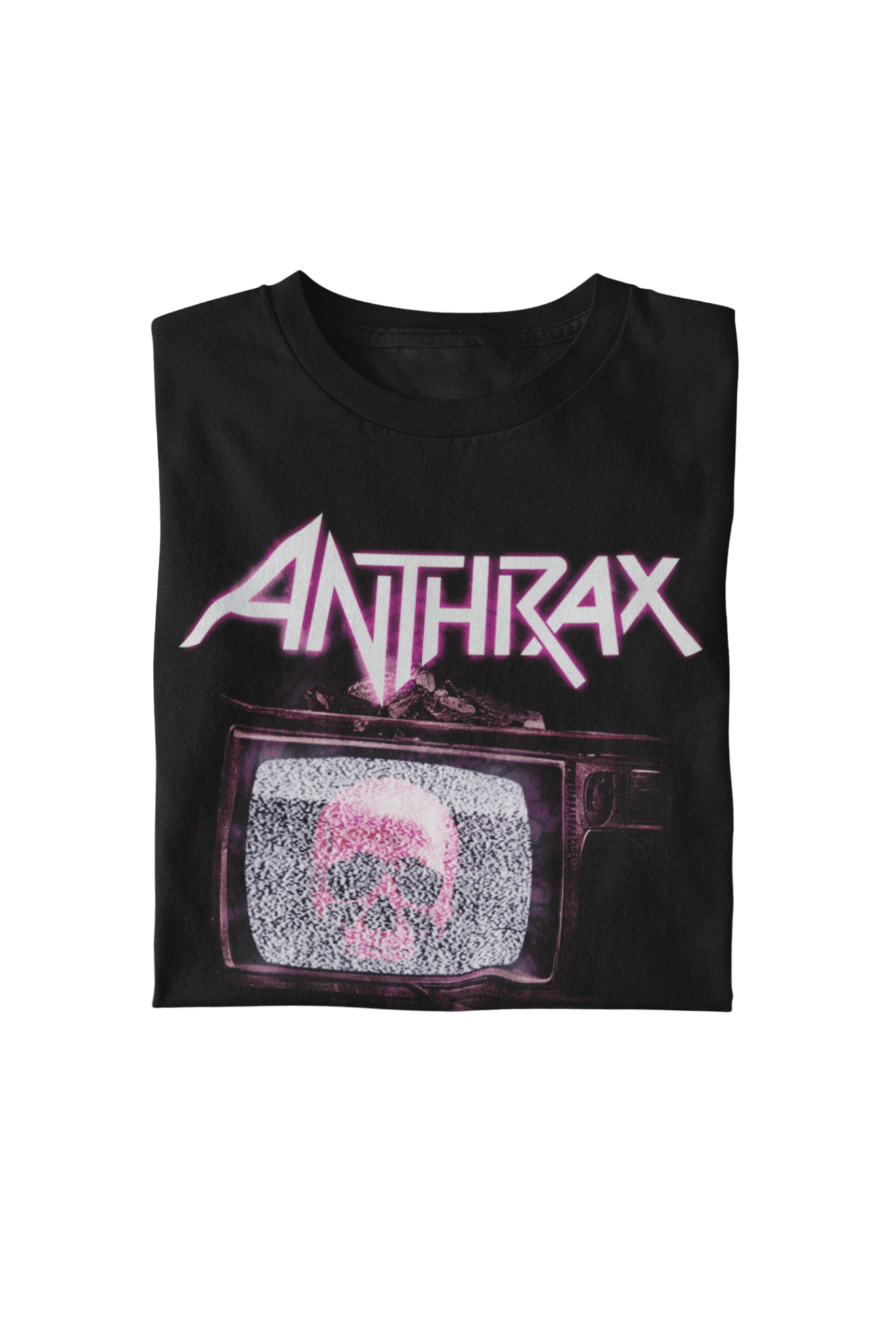 Anthrax - Skull TV T Shirt