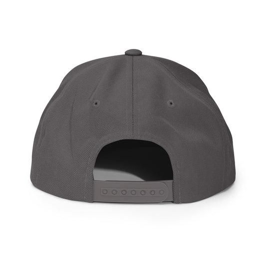 Anthrax - White on Gray Snapback HD Embroidered Hat