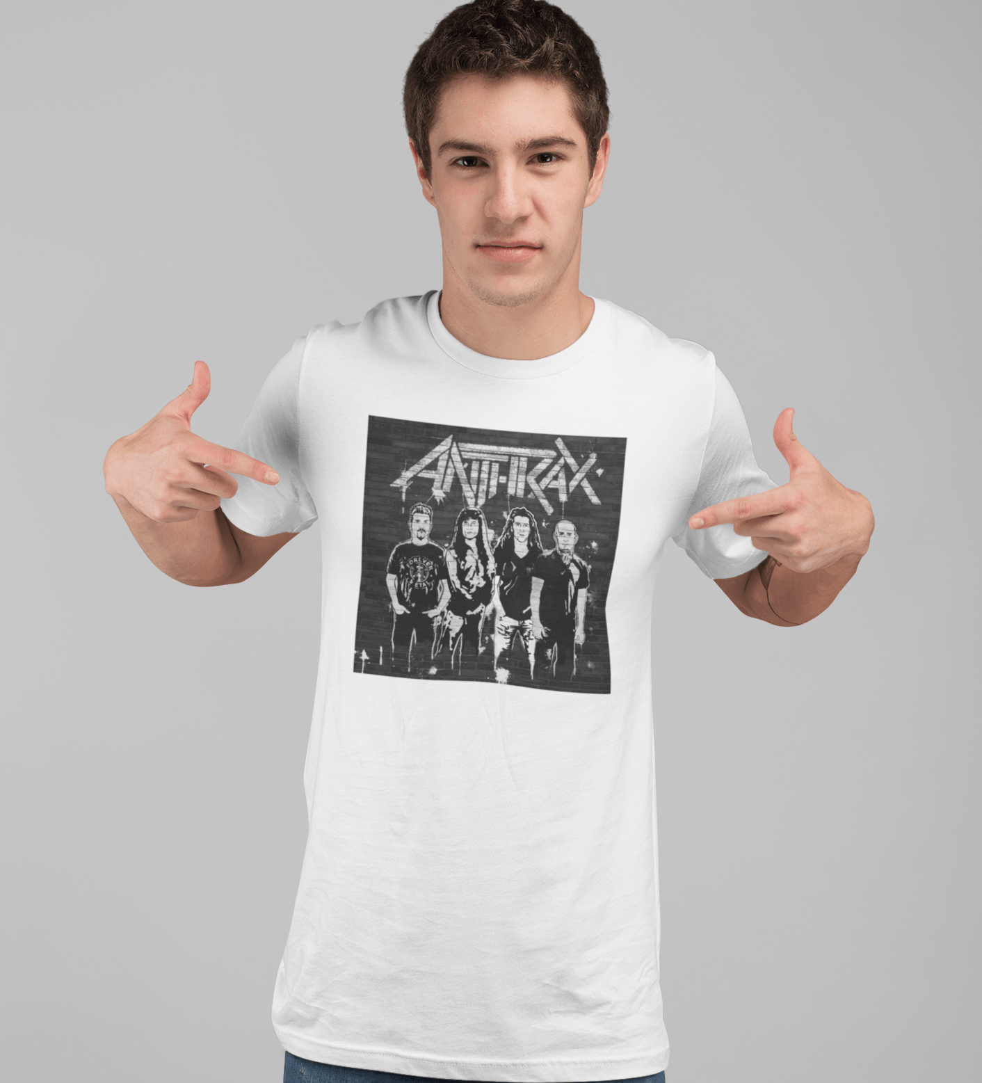 Anthrax - With the Band T Shirt
