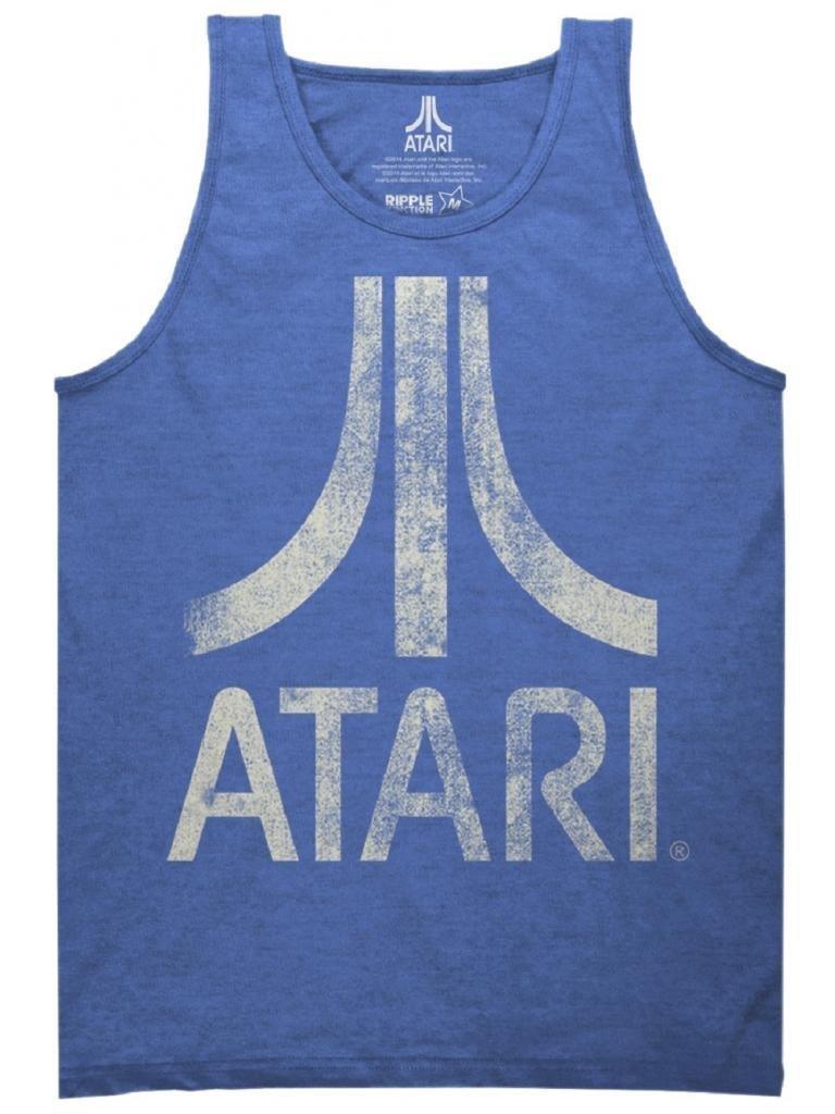 Atari Distressed Logo Adult Tank Top