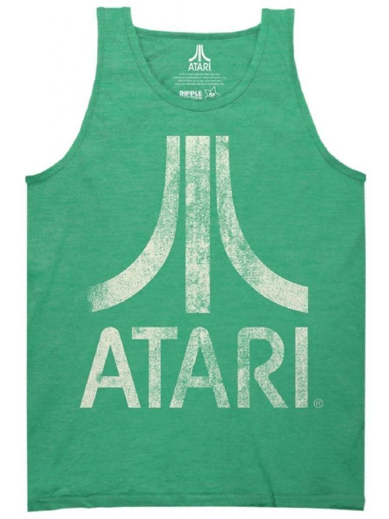 Atari Distressed Logo Adult Tank Top