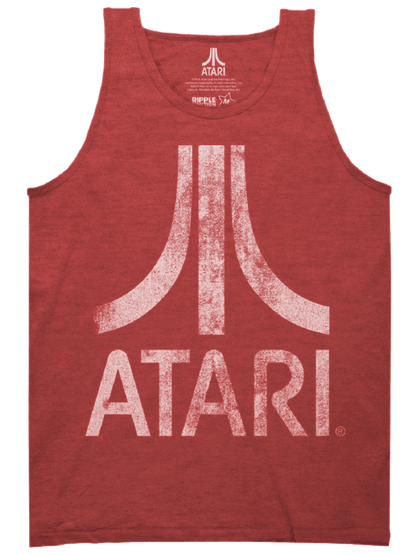 Atari Distressed Logo Adult Tank Top