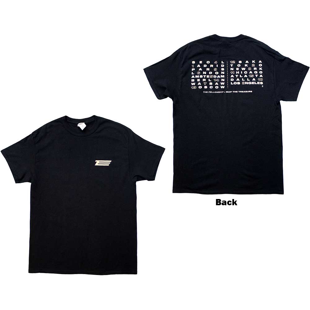 ATEEZ Fellowship Map The Treasure Mens T Shirt