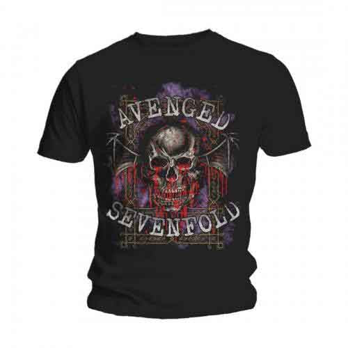 Avenged Sevenfold Bloody Trellis Mens T Shirt