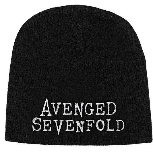 Avenged Sevenfold Logo Beanie Hat Black