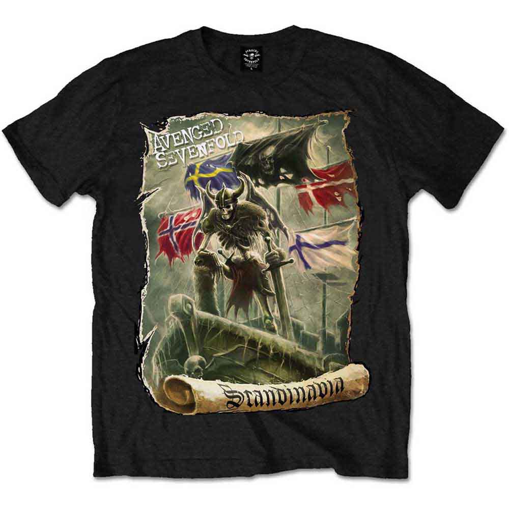 Avenged Sevenfold Scandinavia Mens T Shirt