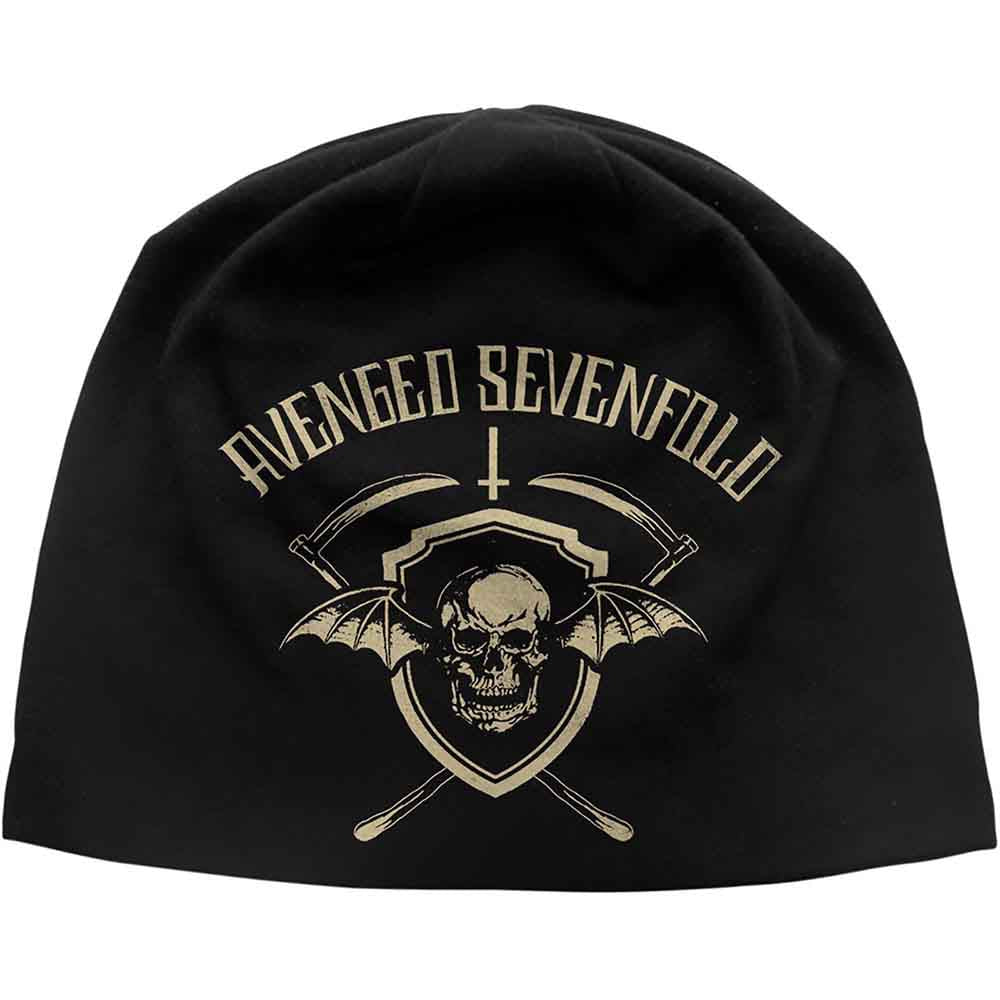 Avenged Sevenfold Shield Beanie Hat Black