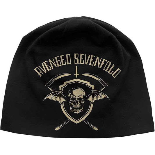 Avenged Sevenfold Shield Beanie Hat Black
