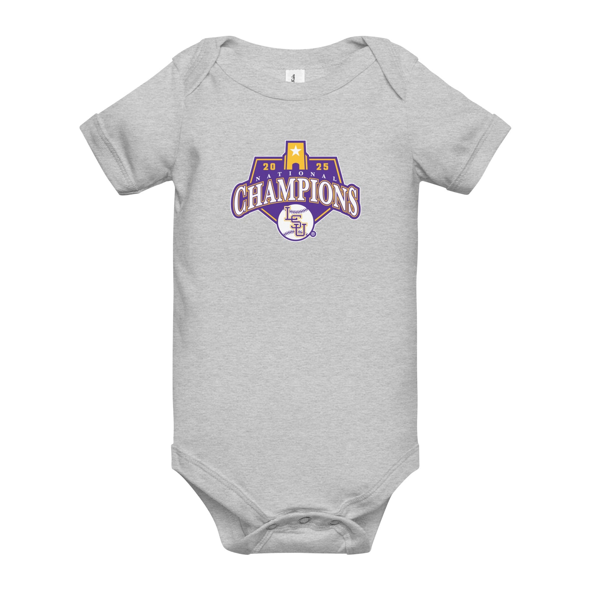LSU Baseball National Championship Logo One-Piece Baby Romper